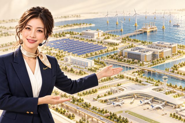 港口与光伏 · Port and Solar Field