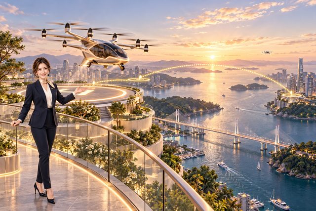 eVTOL 特色航线 · eVTOL Signature Route
