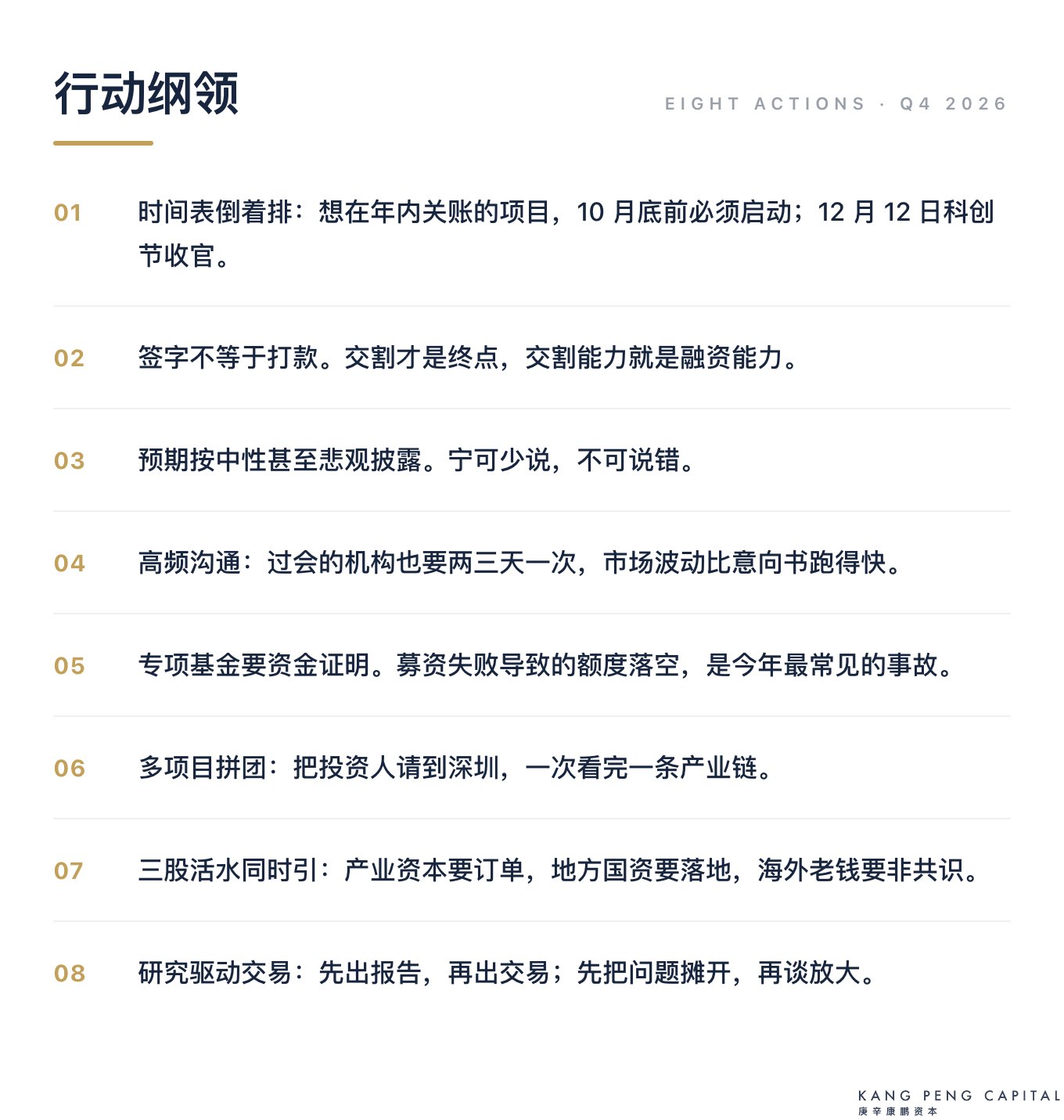 行动纲领八条